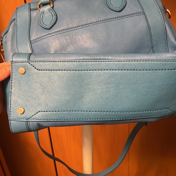 Turquoise Cole Haan Leather Bag - Picture 8 of 8